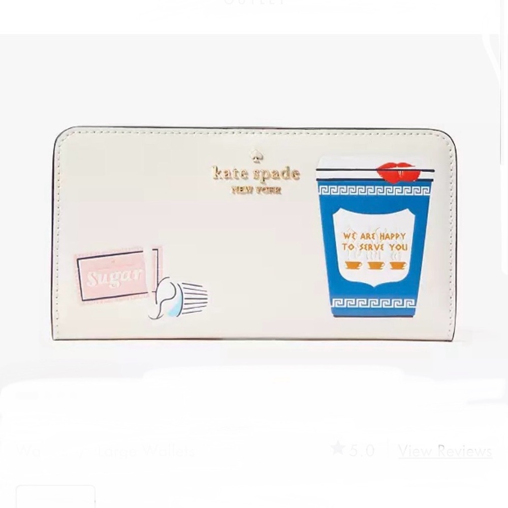 Kate Spade Coffee Break Slim Bifold Wallet